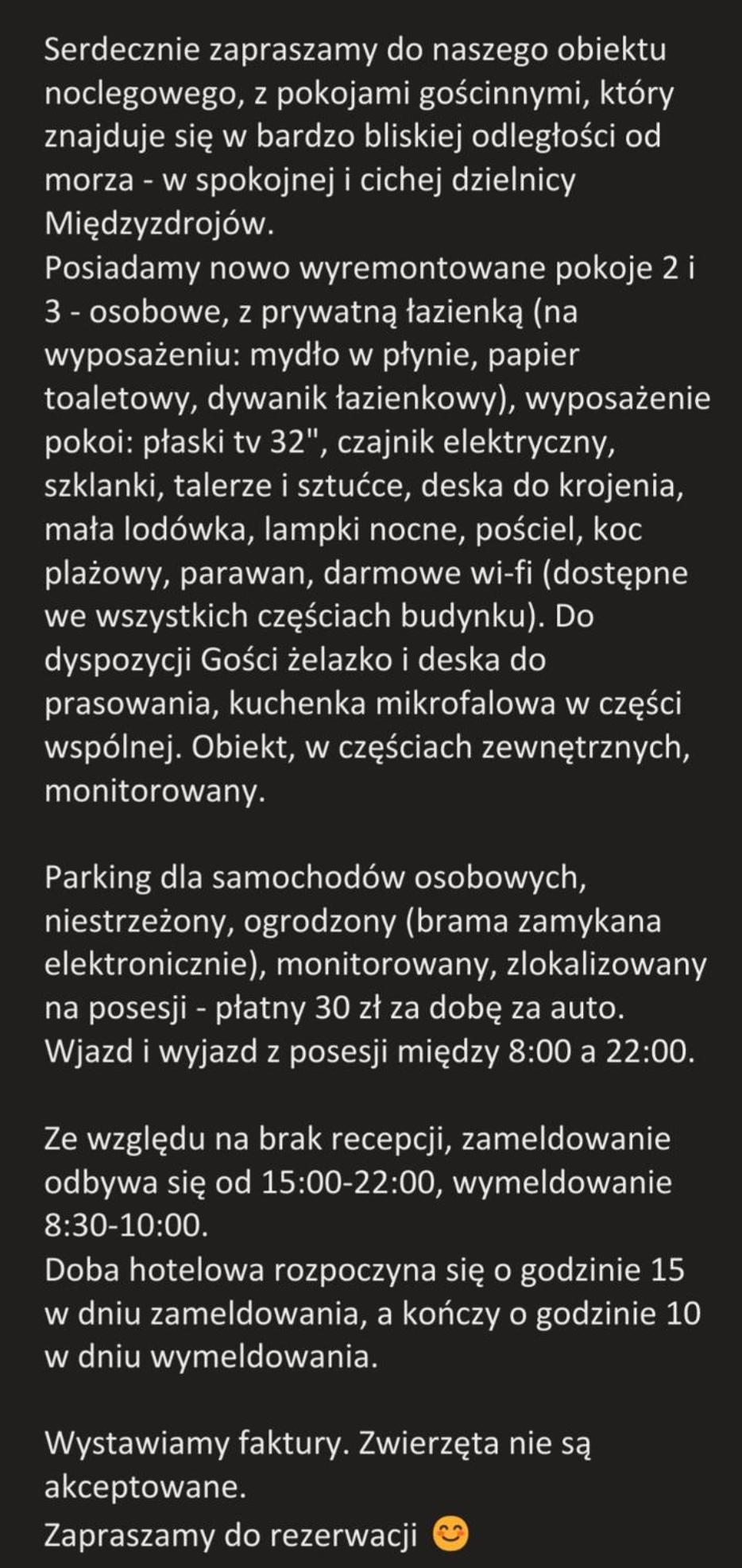 Pokoje Goscinne Gasowscy Dzieci Od 12 Roku Zycia Miedzyzdroje Extérieur photo
